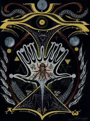 18x24" Giclée print of Jon Dix's Sahib Teri Band artwork.