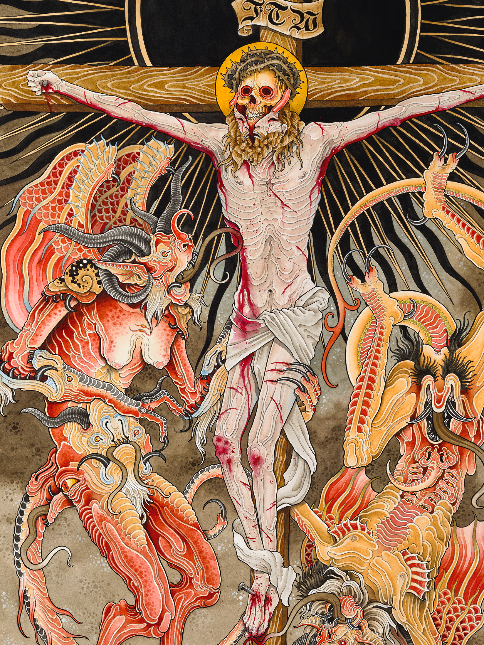 Derek Noble - "Crucifix" Press Proof