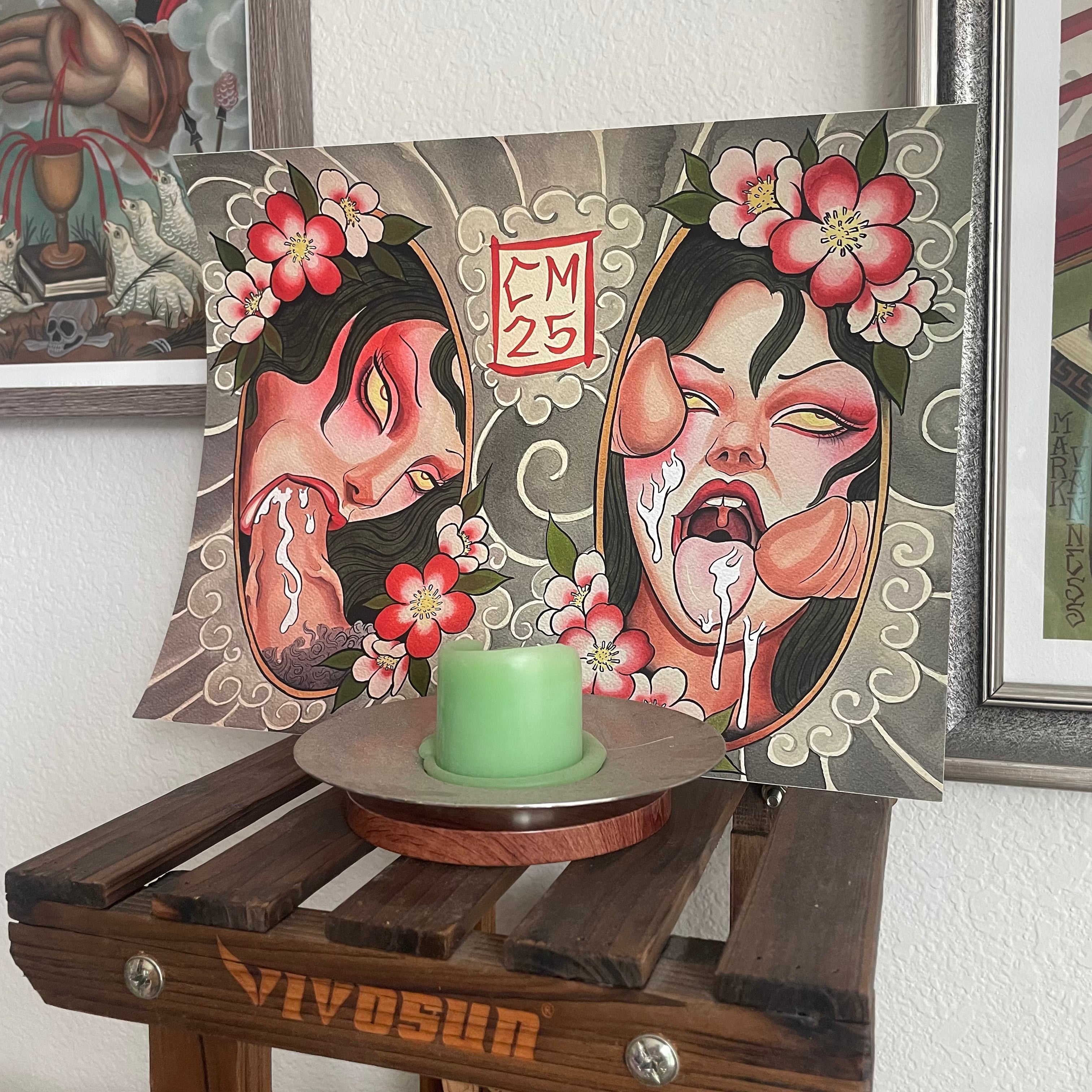 Court Mello - Bukkake Print