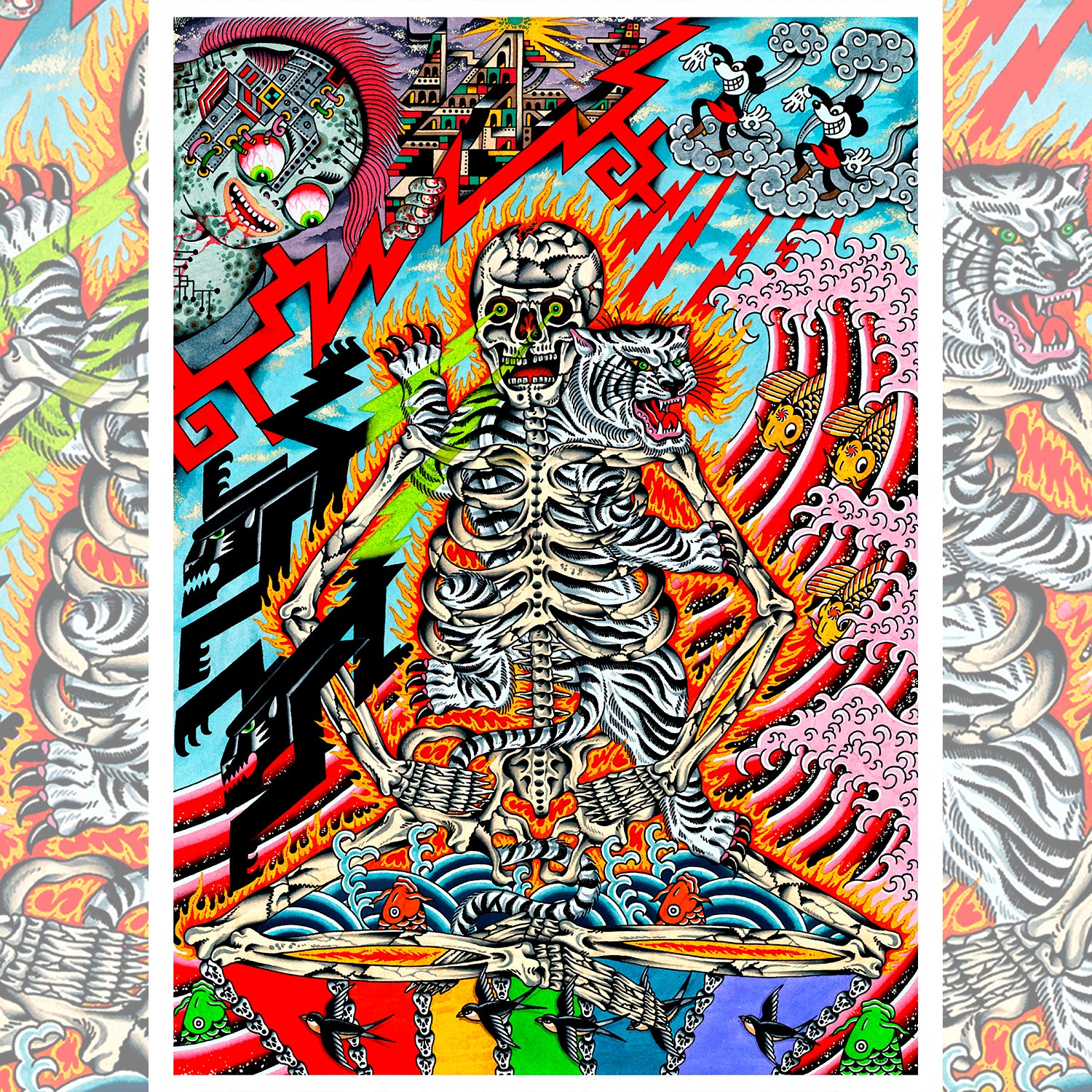 Capilli Death Wave limited edition giclée art print