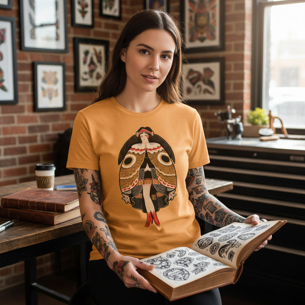 Moth T-Shirt | Kyler Martz – Vintage Tattoo Tee