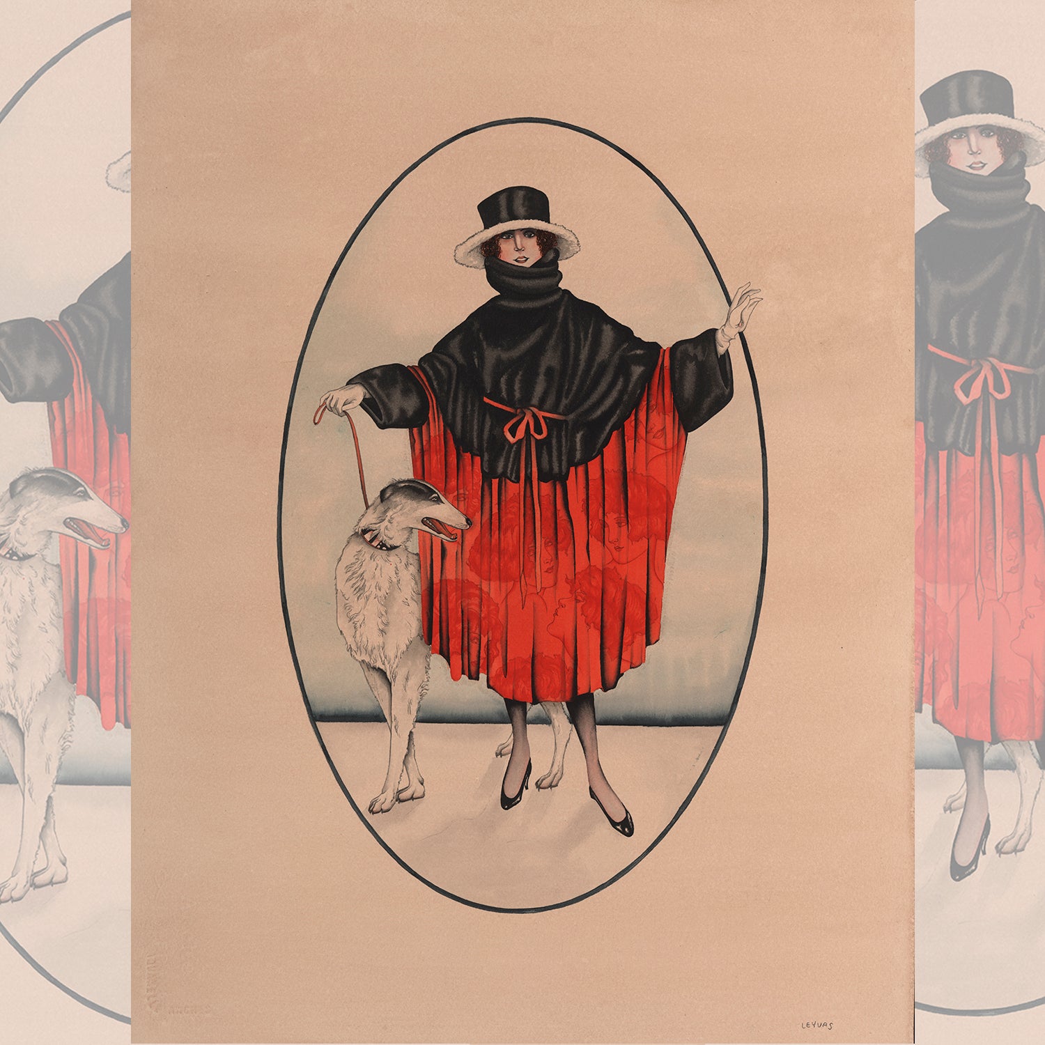 Nathan Leyvas Hidden Looks – 18" x 24" giclée print on 340gsm Epson Cold Press paper.