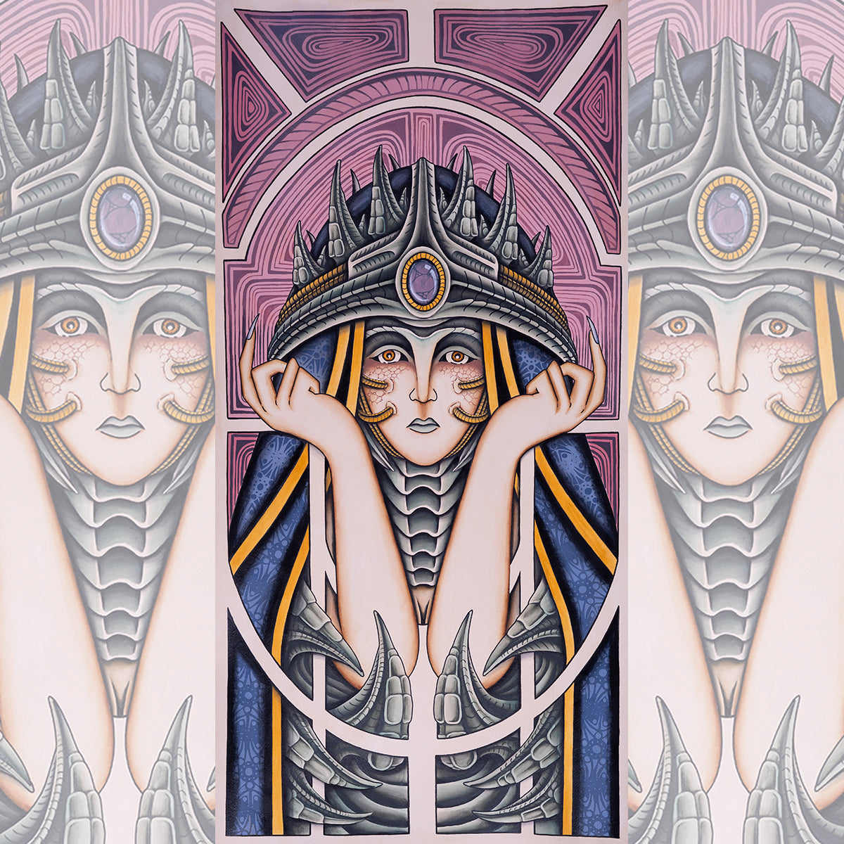 Daniel Stella Paracusia – 20" x 40" giclée print on 340gsm Epson Cold Press paper.