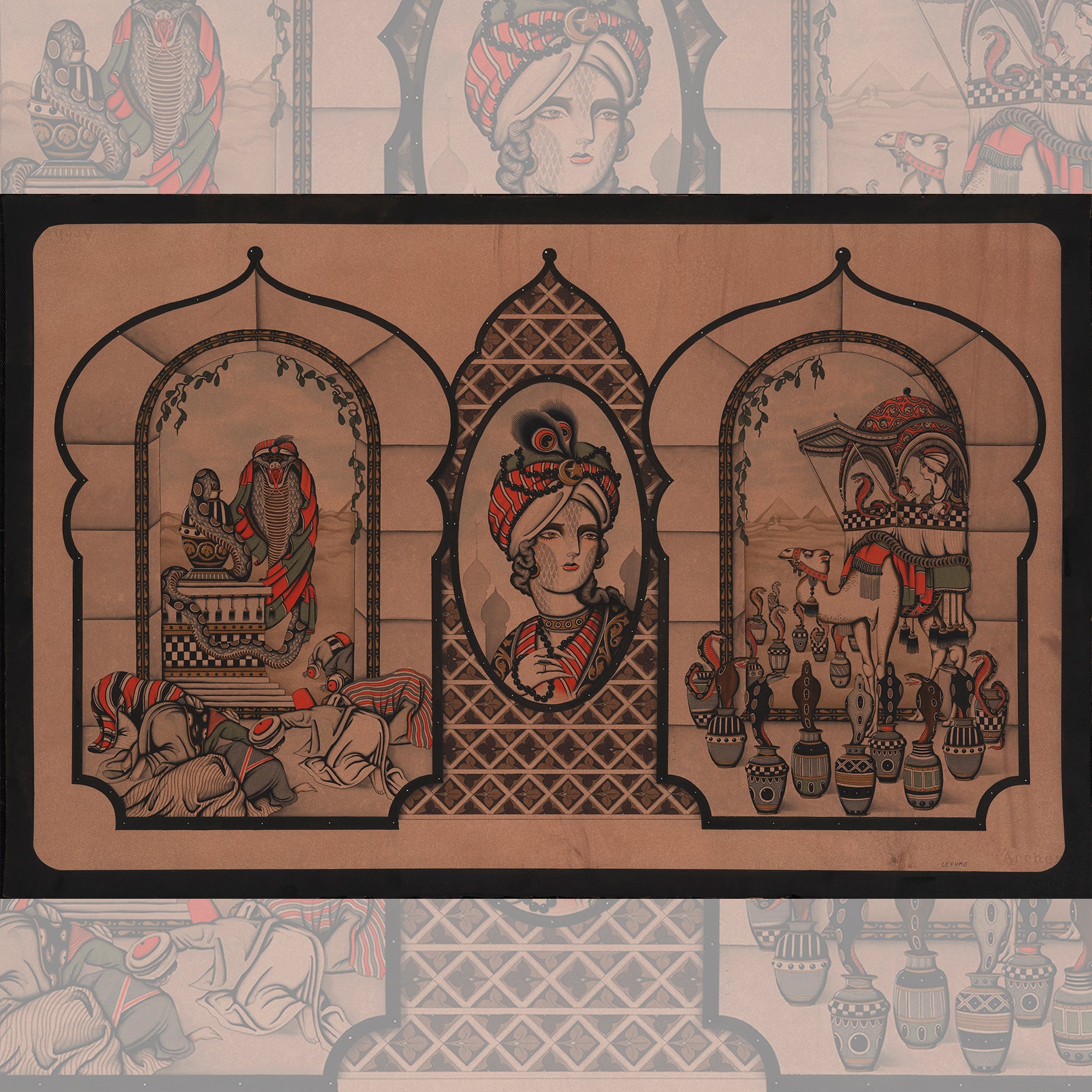 Nathan Leyvas Pouvoir – 26" x 40" giclée print on 340gsm Epson Cold Press paper.