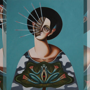 Front view of 'Soften by Surrender' giclée print by Gianluca Danieletto on 20x24" acid-free cotton paper.