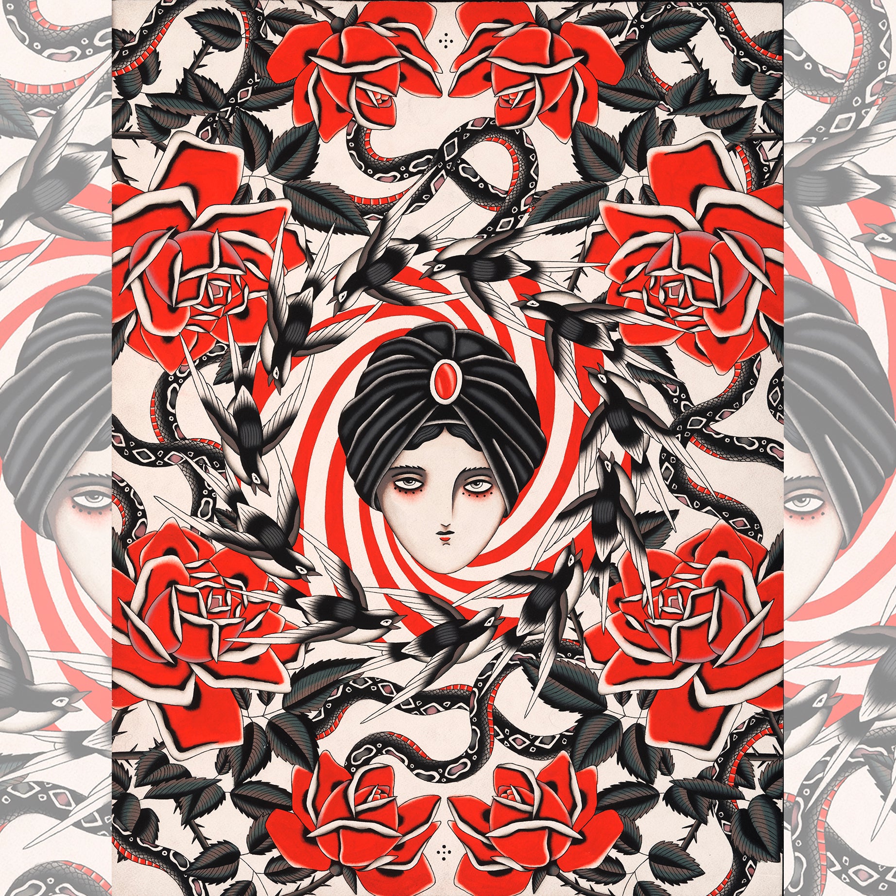 William Joseph The Thrill of Loneliness – 18" x 24" giclée print on 340gsm Epson Cold Press paper.