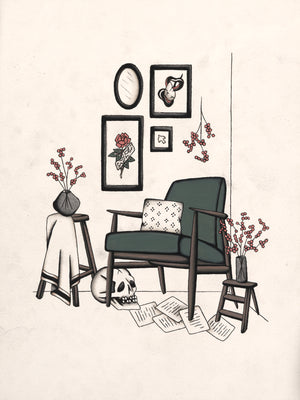 Interior themed art print