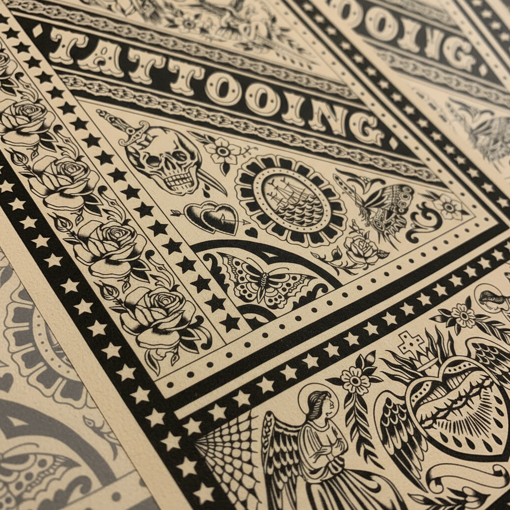 Paul Dobleman - Tattooing Press Proof