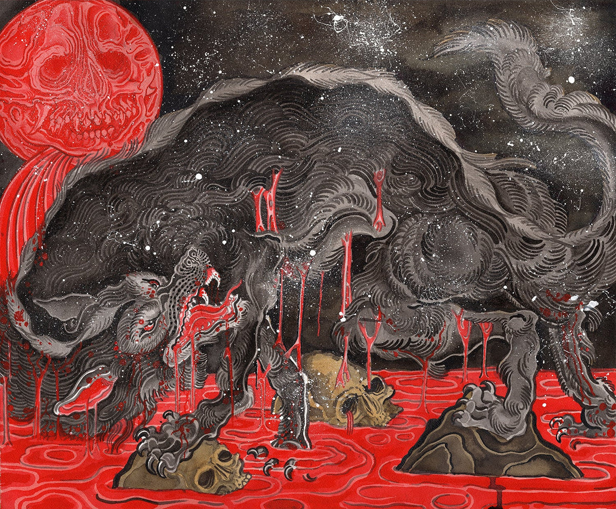 Joshua Hondros - Blood Moon Wolf