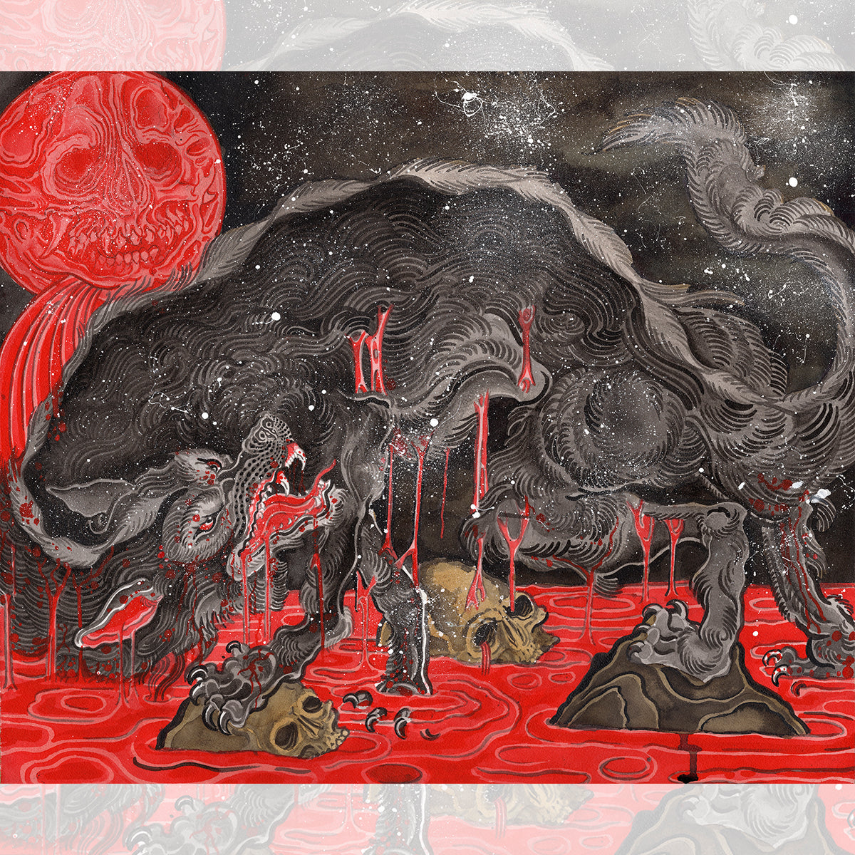 Joshua Hondros - Blood Moon Wolf