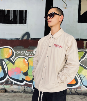 tattoo-inspired windbreaker