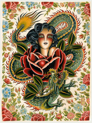 traditional dragon tattoo