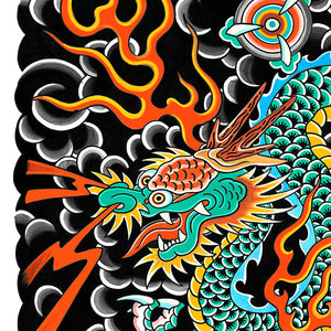 traditional dragon tattoo