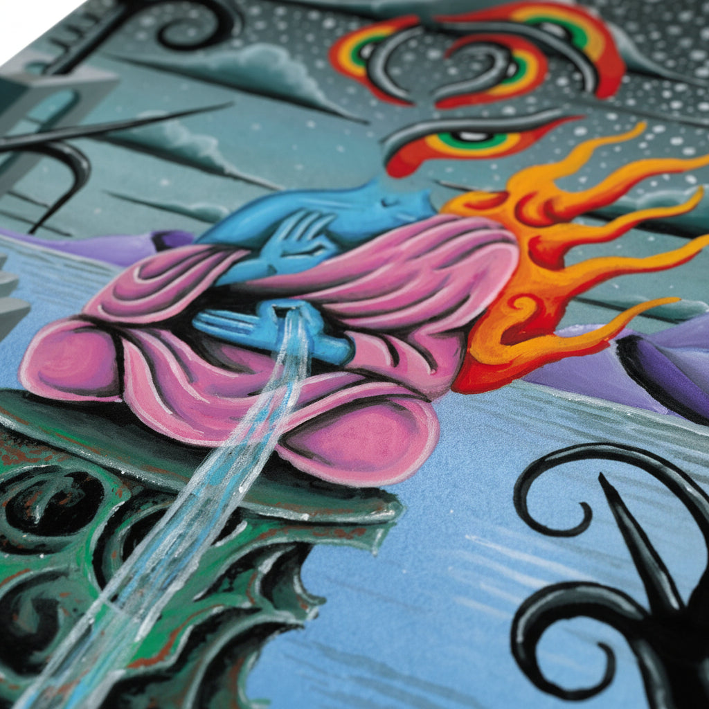 Cam Jennings| Skinny Cam - Burning Mudra Giclee