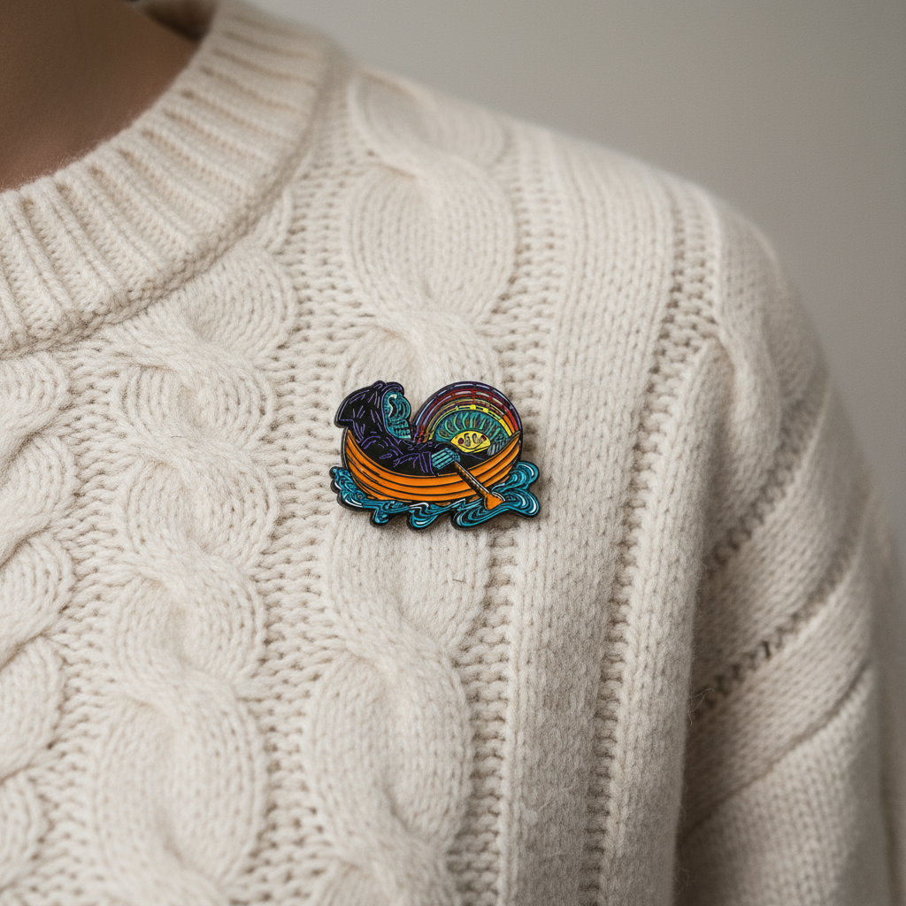 Mr. Melty- Rowing Reaper PIn