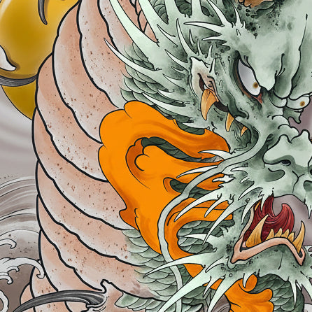 Bill Canales - Water Dragon Limited Edition Canvas Print