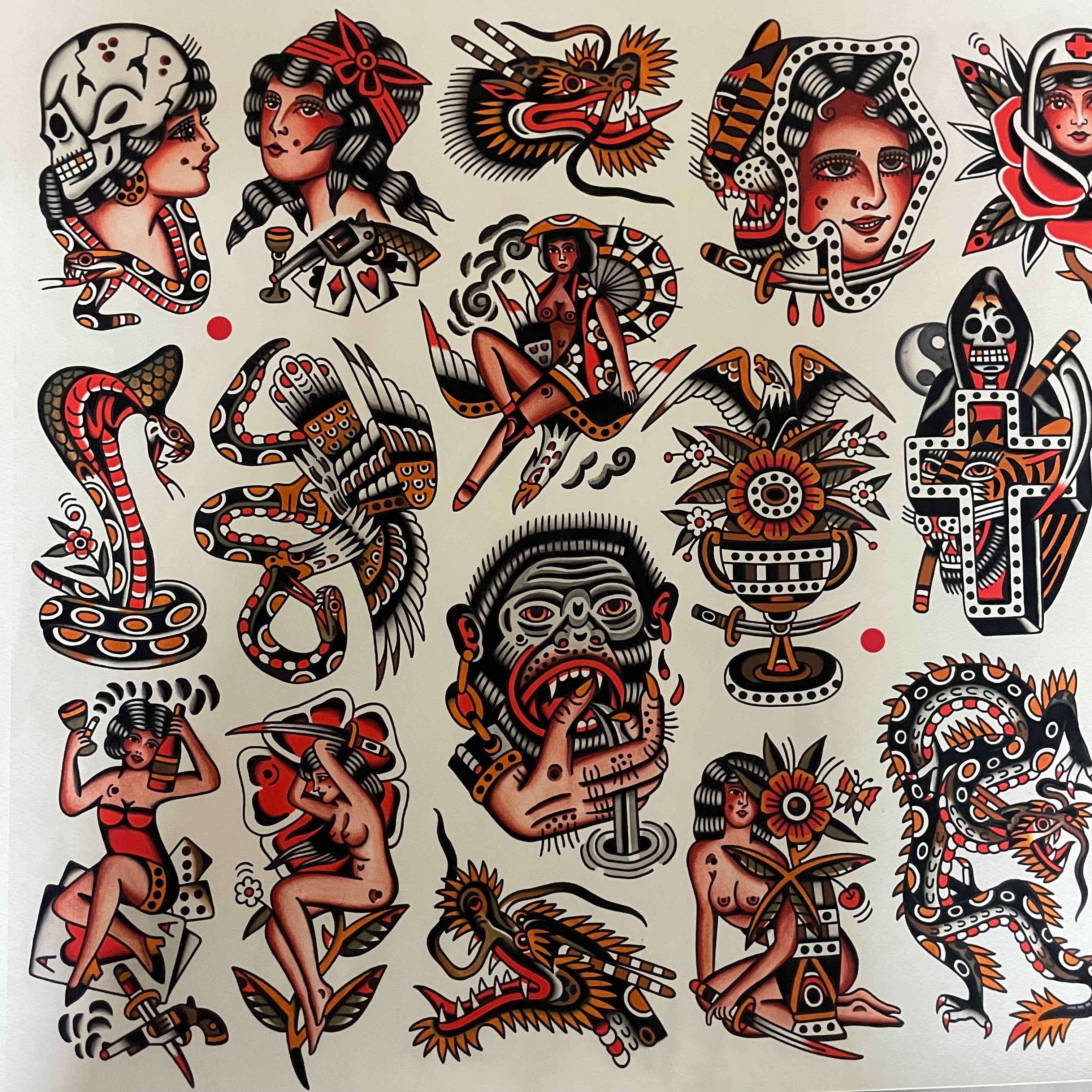 tattoo flash designs