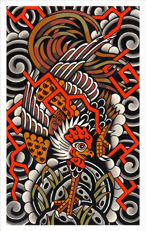 watercolor texture art print