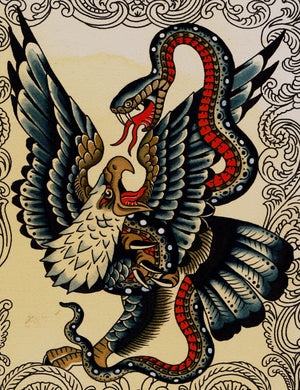 bird of prey artwork