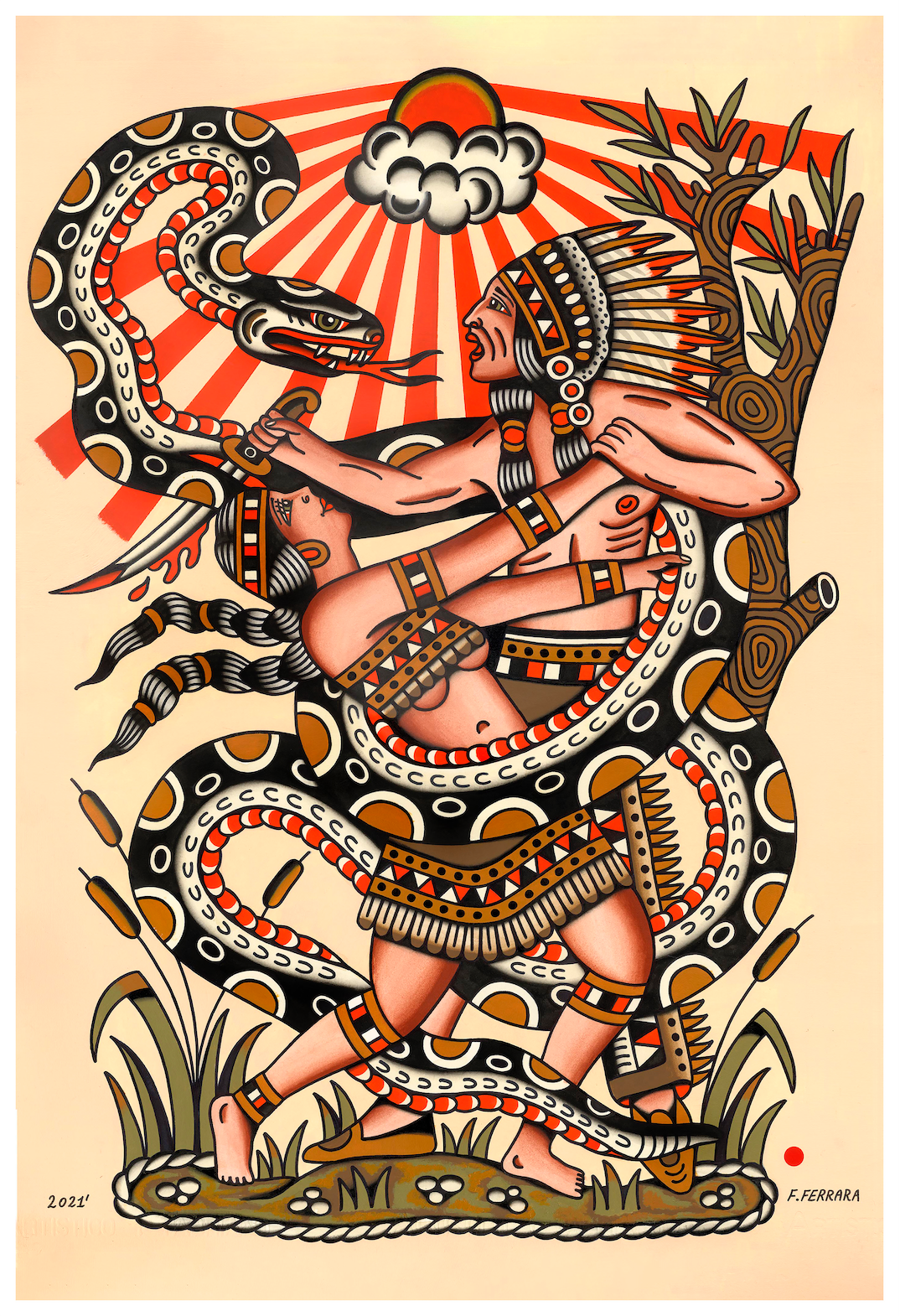 symbolic warrior art