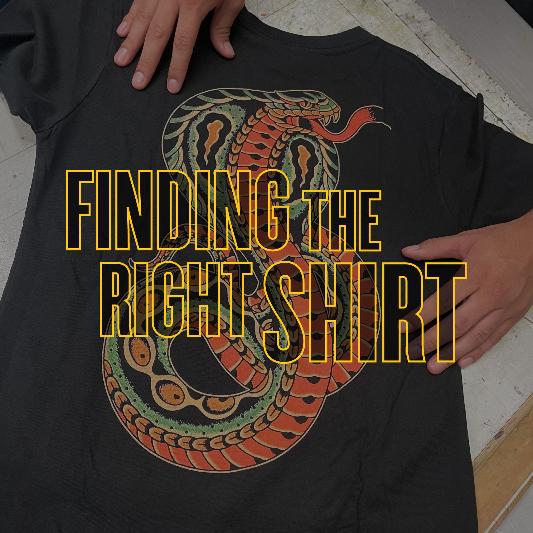 Finding the Right Shirt