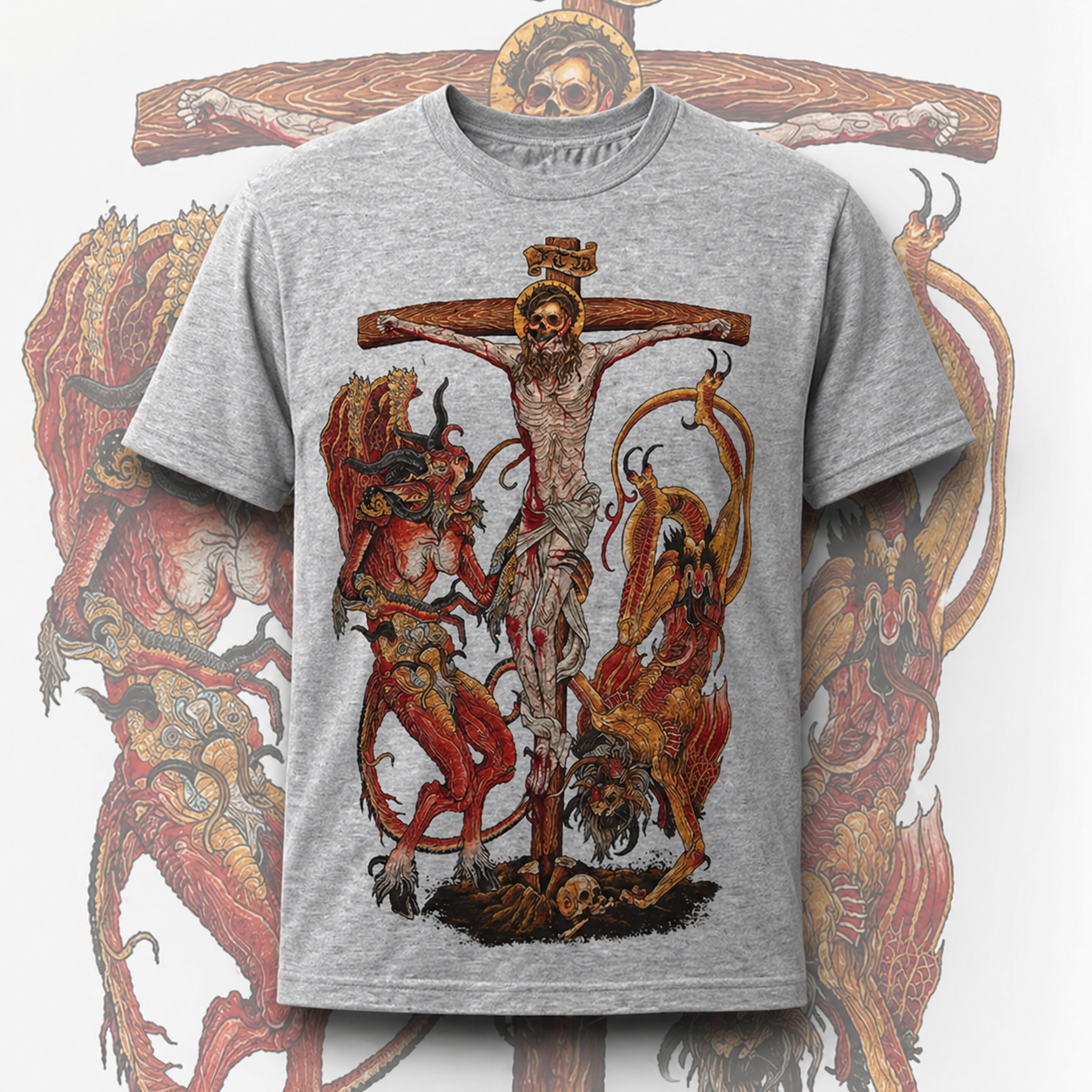 Derek Noble - Crucifix Shirt