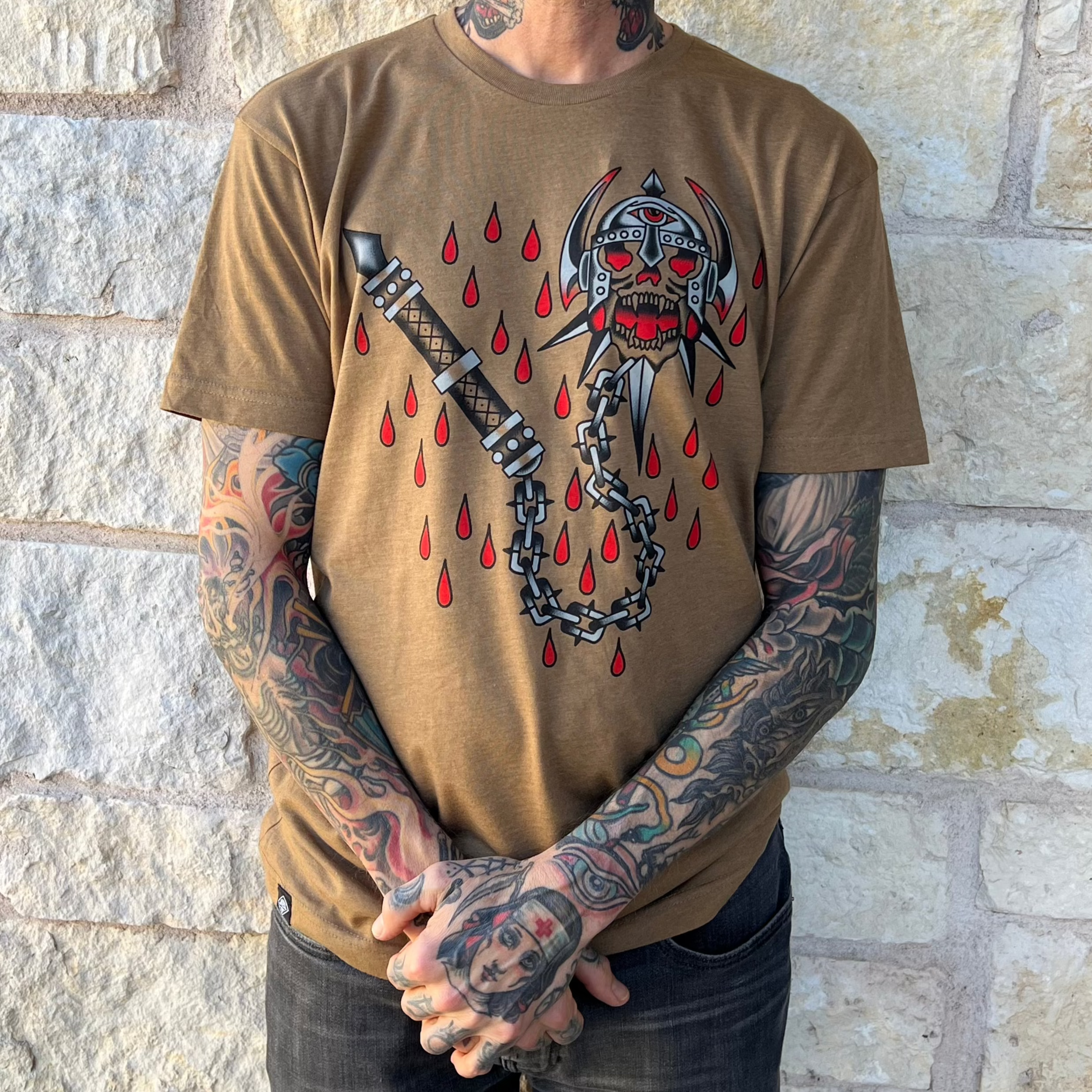 Hate Kills T-Shirt – Bold Tattoo Design