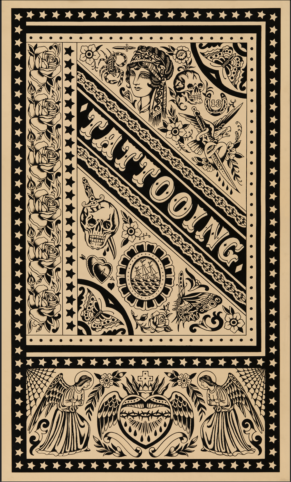 Paul Dobleman - Limited Edition "Tattoing Canvas"