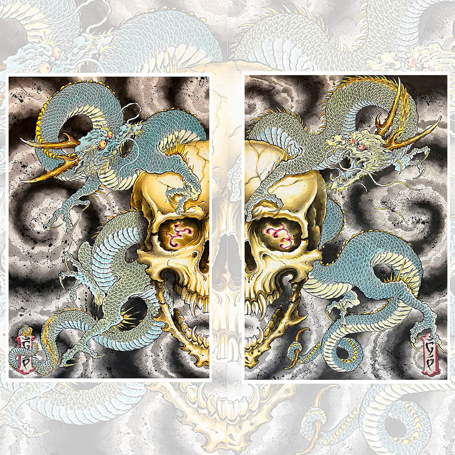 Flying Tiger giclée print by Giacomo Pompei – full 18×24″ artwork.