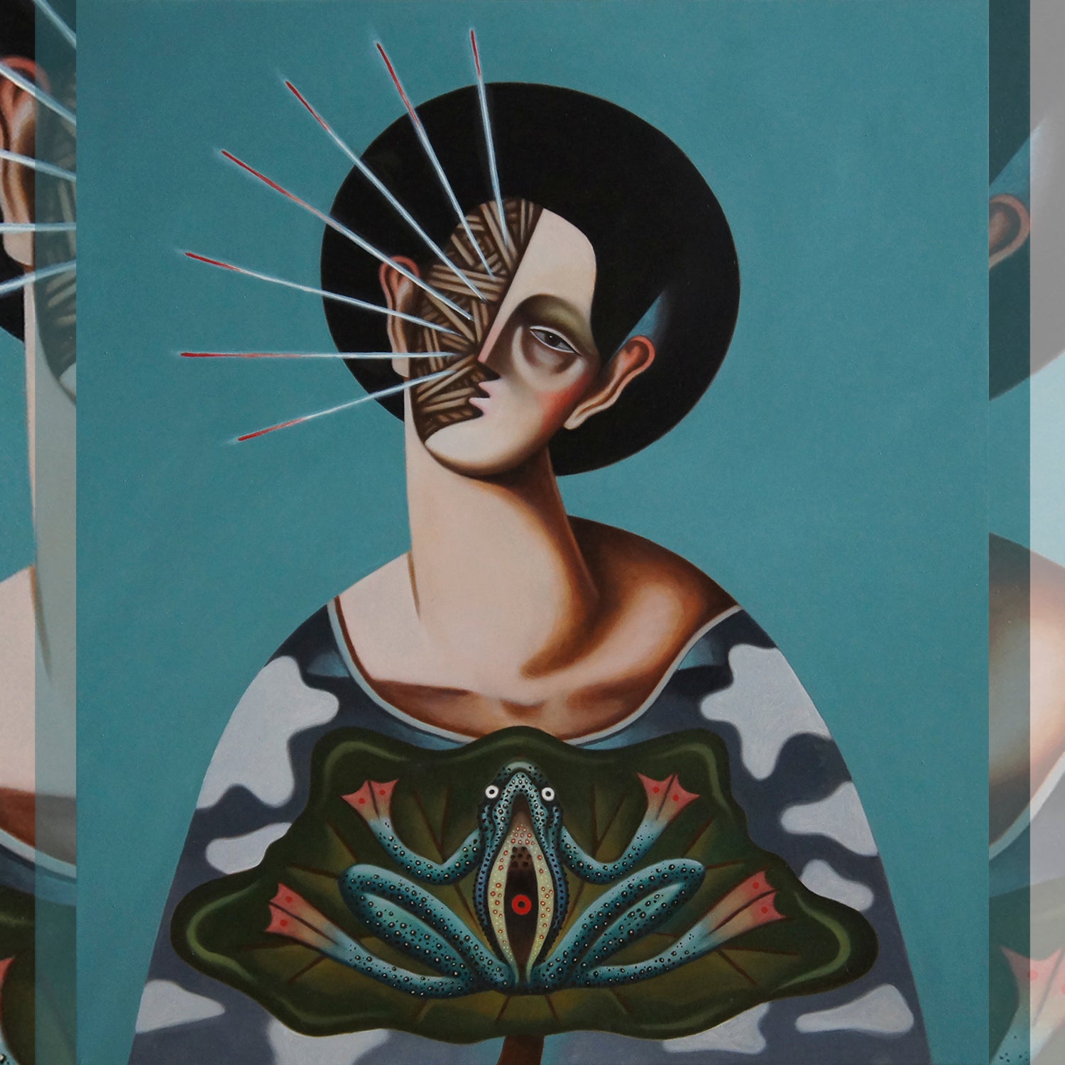 Front view of 'Soften by Surrender' giclée print by Gianluca Danieletto on 20x24" acid-free cotton paper.