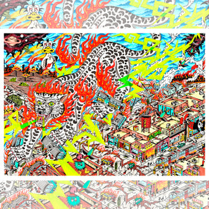 Capilli Who Me Tiger limited edition giclée art print