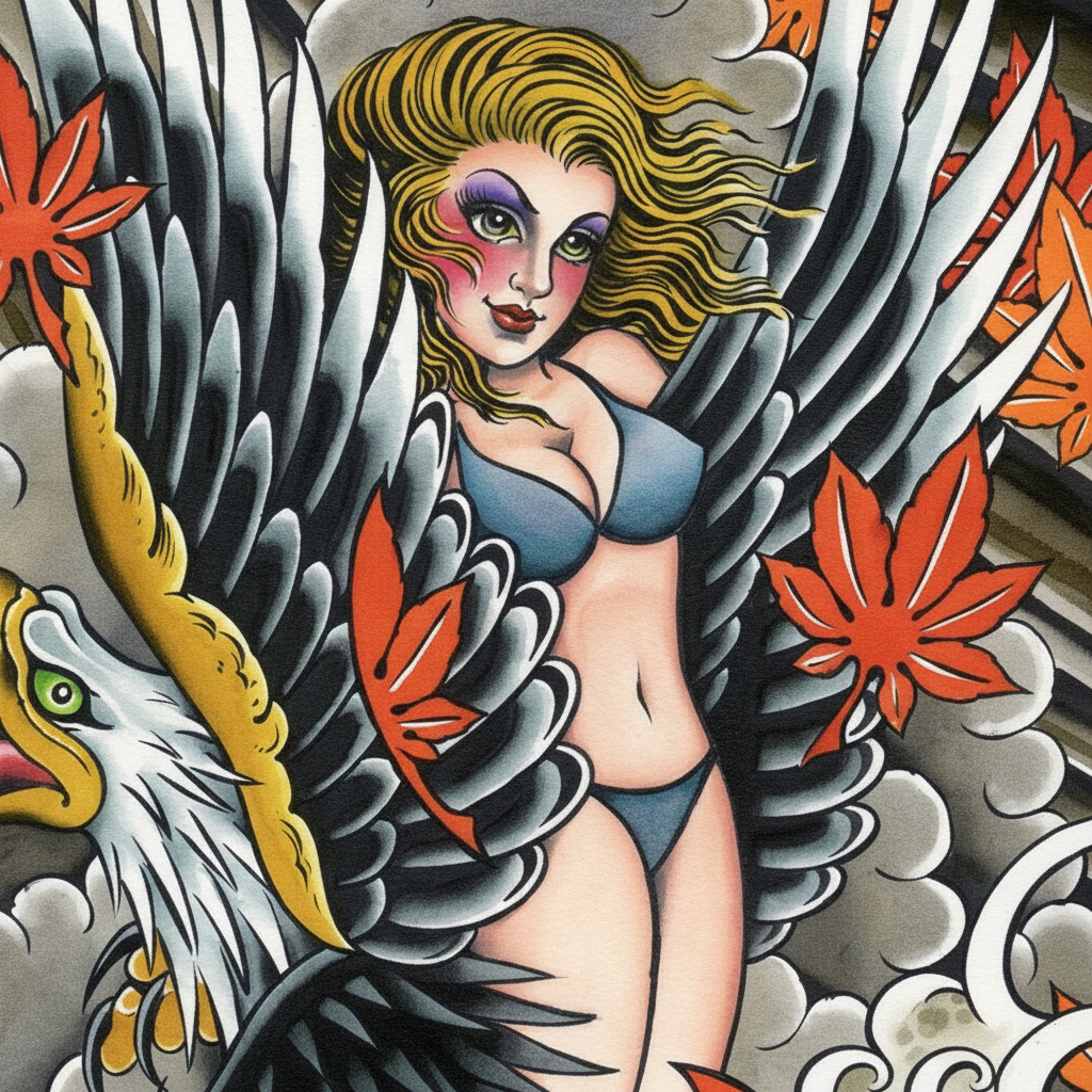 Valerie Vargas - Eagle Pin Up