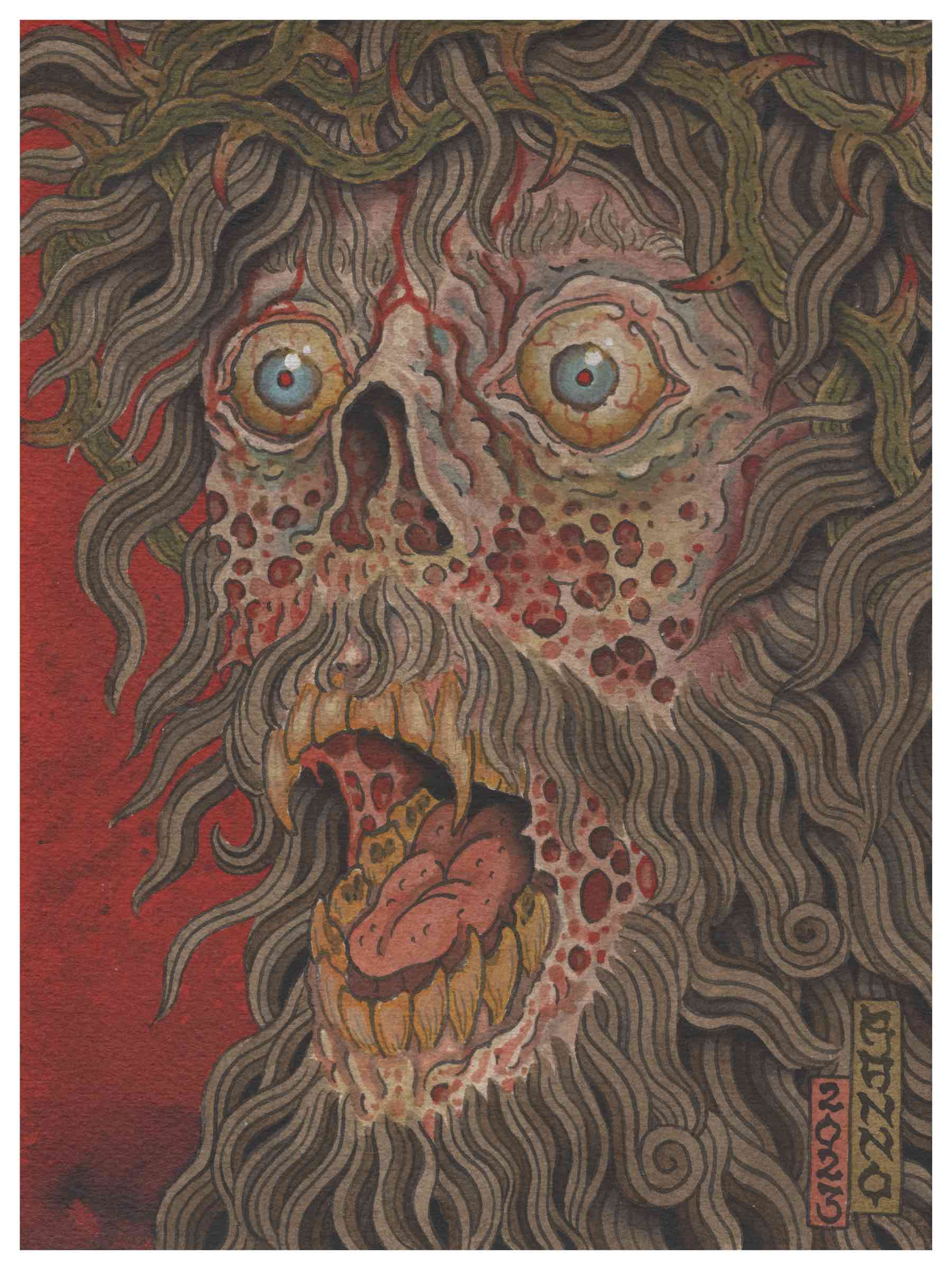 horror religious art