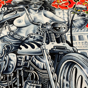 motorcycle tattoo art