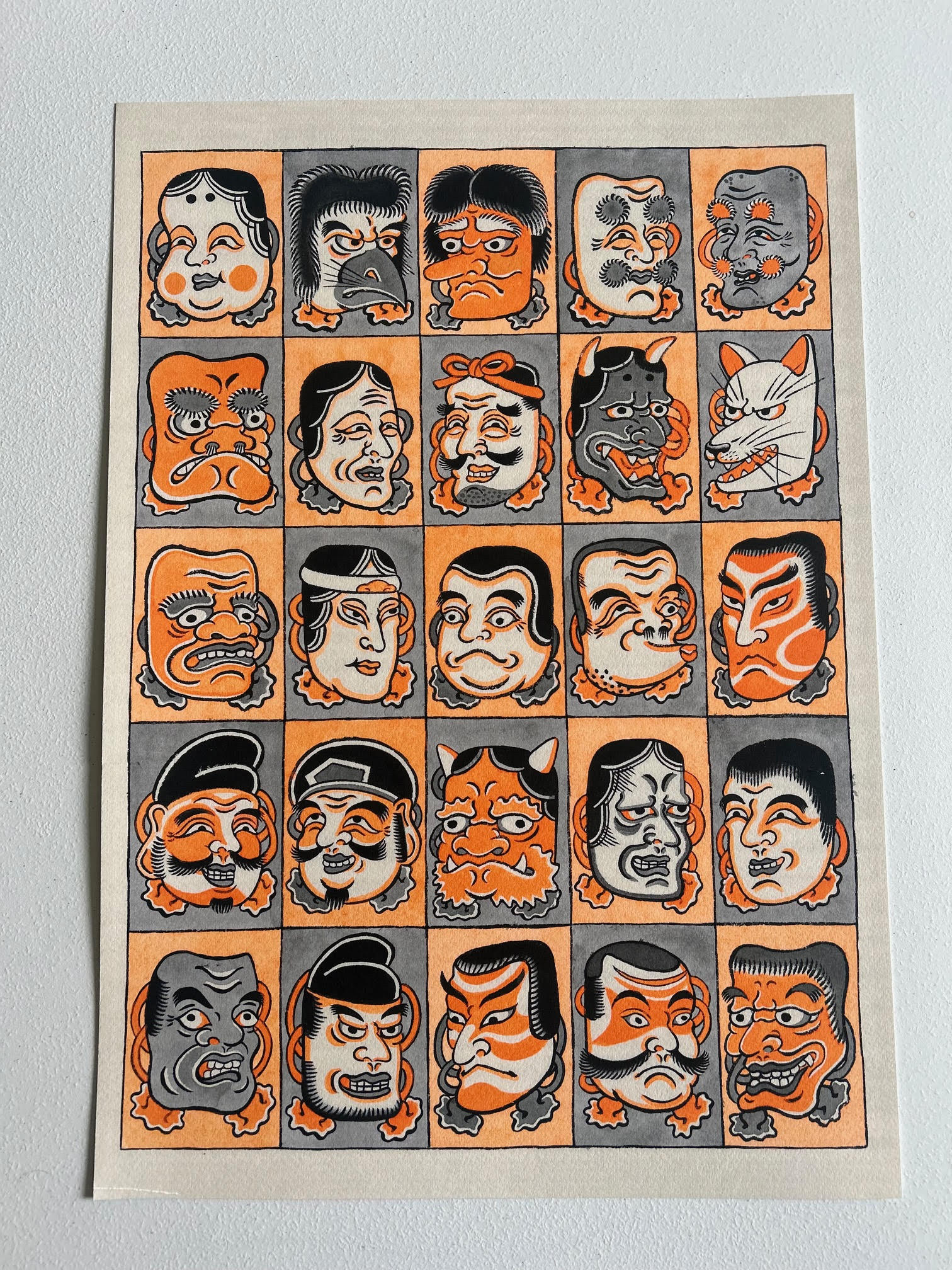 Lollo - Kabuki Masks  - PRESS PROOF