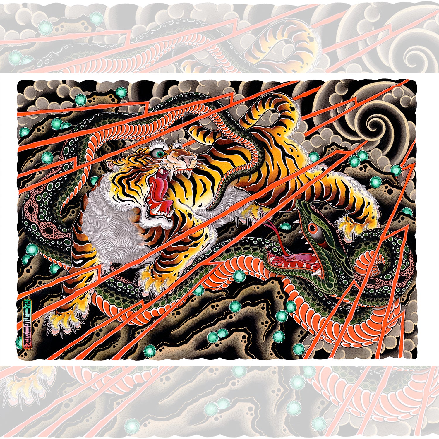 Ryan Ussher -  Tiger Vs Snake
