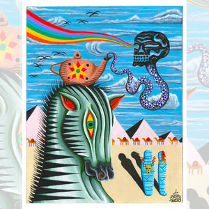 Cam Jennings Skinny Cam Desert Genie Giclée Art Print
