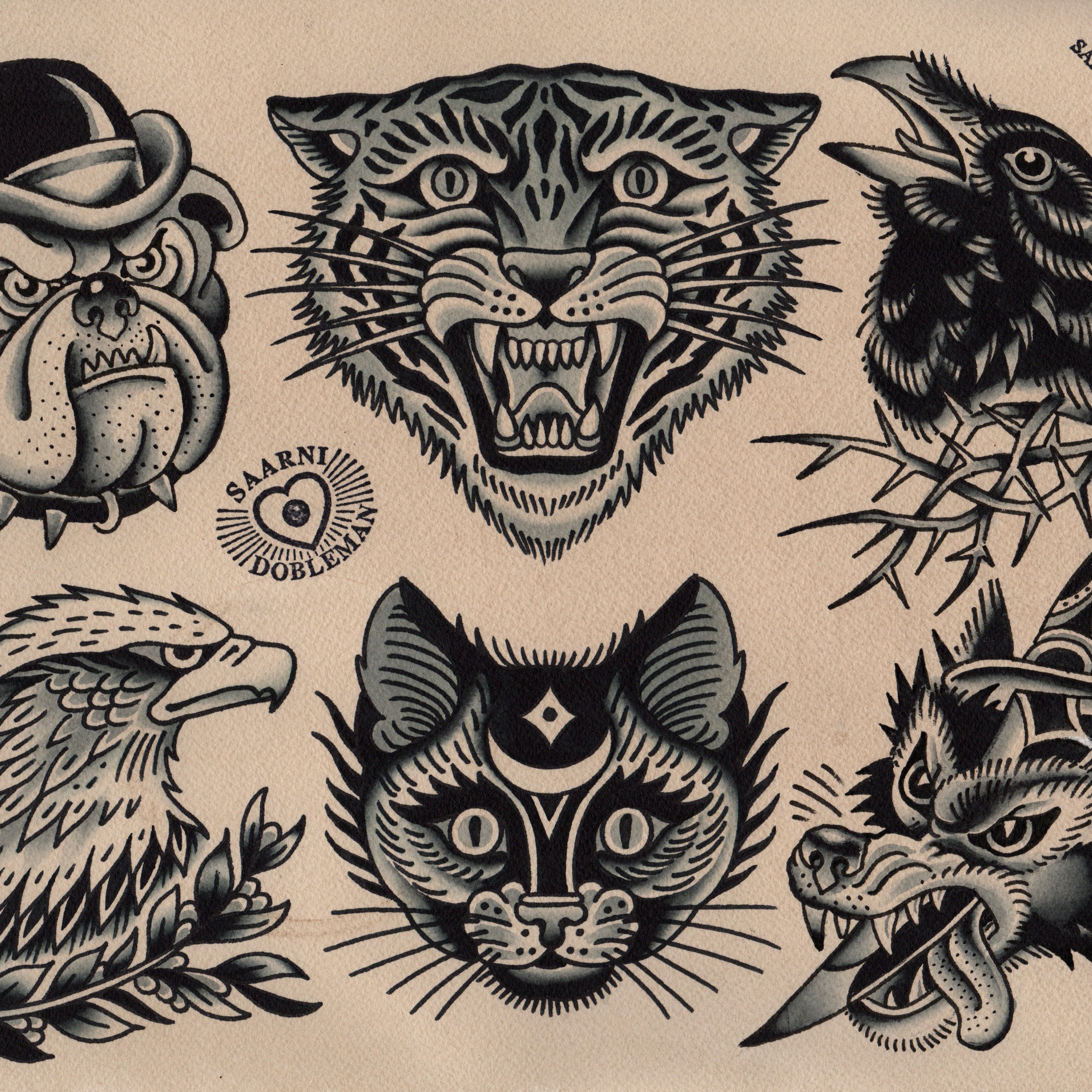 Split Set Animals
