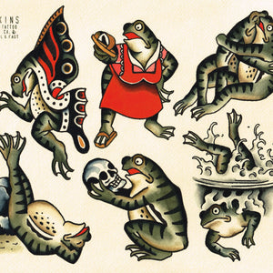 frog tattoo designs