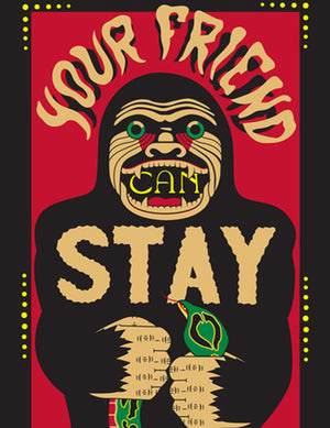 gorilla artwork print