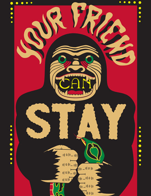 gorilla artwork print