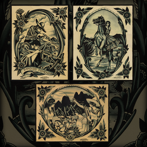 modern art print set